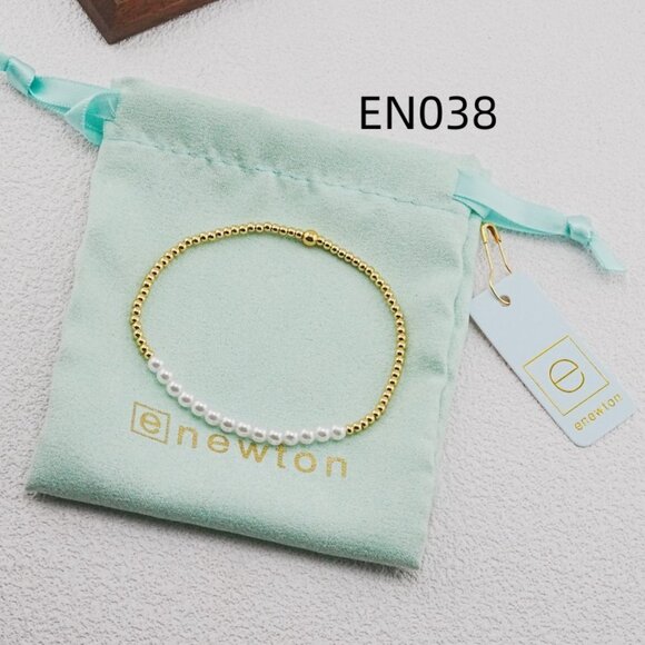 Enewton Gold Bead & Pearl Single Bracelet - Picture 1 of 4